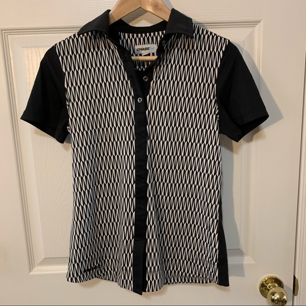 Like New Chase54 Kaleidoscope Golf Polo